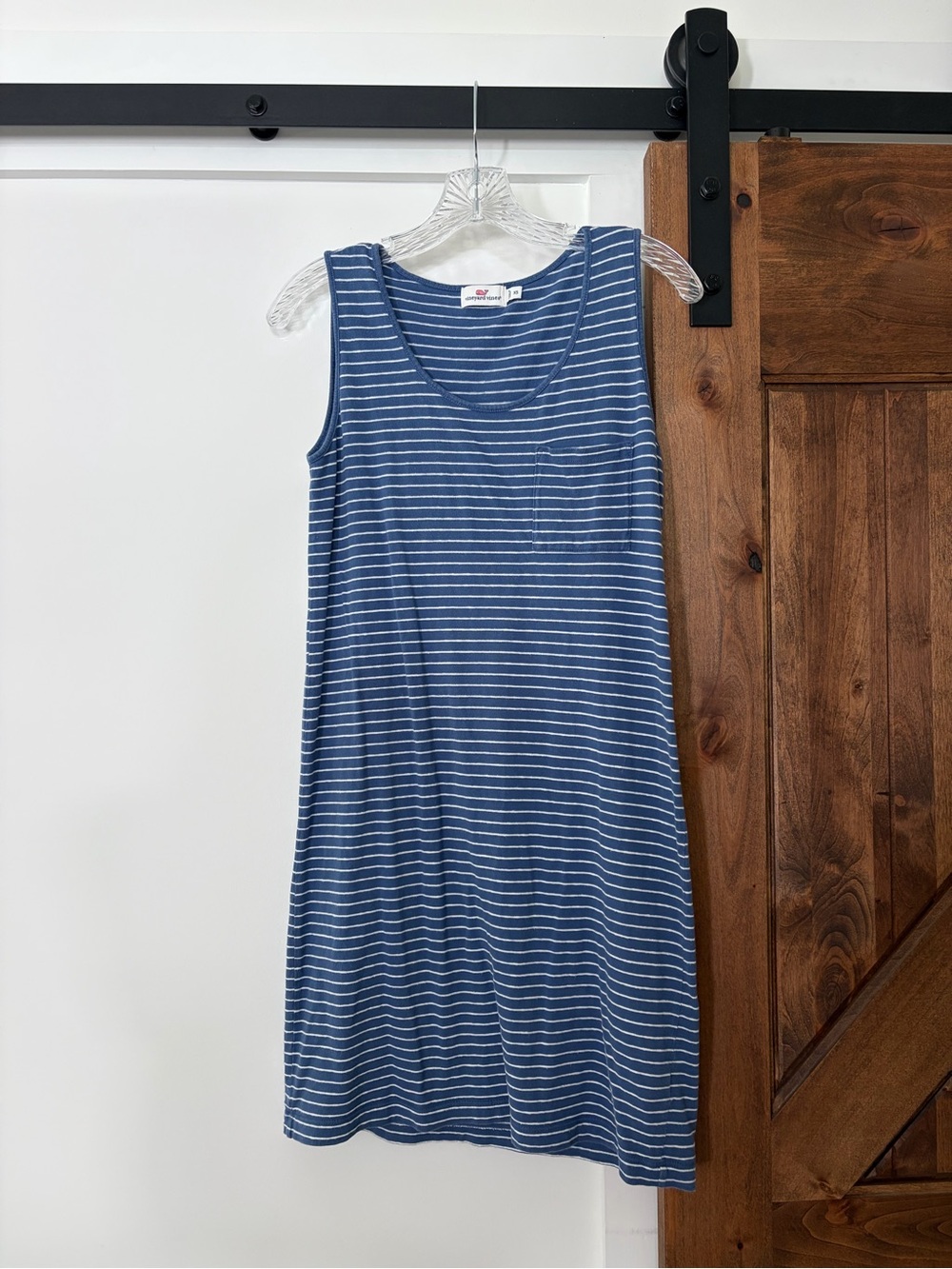 vineyard vines striped cotton sleeveless shift dress